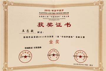 “中国梦想杯”金奖